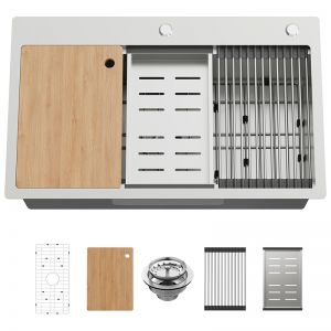 30×18 Inch Topmount Sink