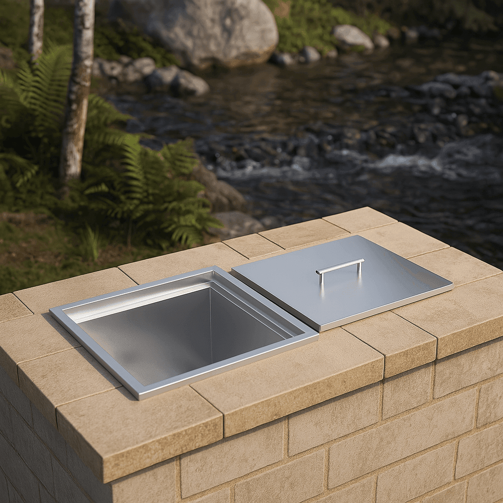 outdoor stainless steel sink