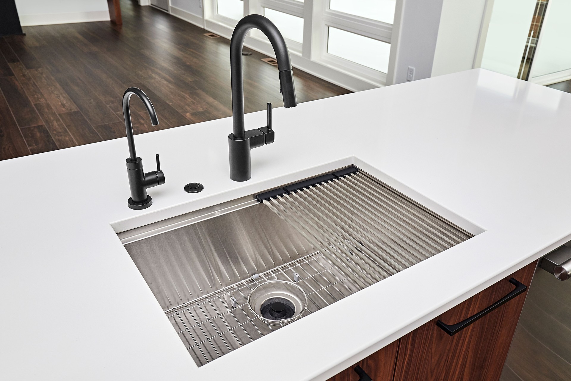 workstation stainless steel sink