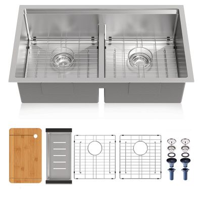 Fregadero bajo encimera de 33×19 pulgadas