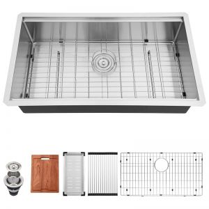 Fregadero bajo encimera de 30×19 pulgadas