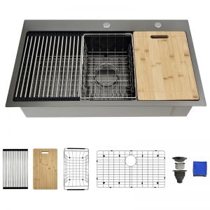 Fregadero de nanotecnología de 33×19 pulgadas